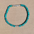 Age Turquoise and Sterling Bracelet