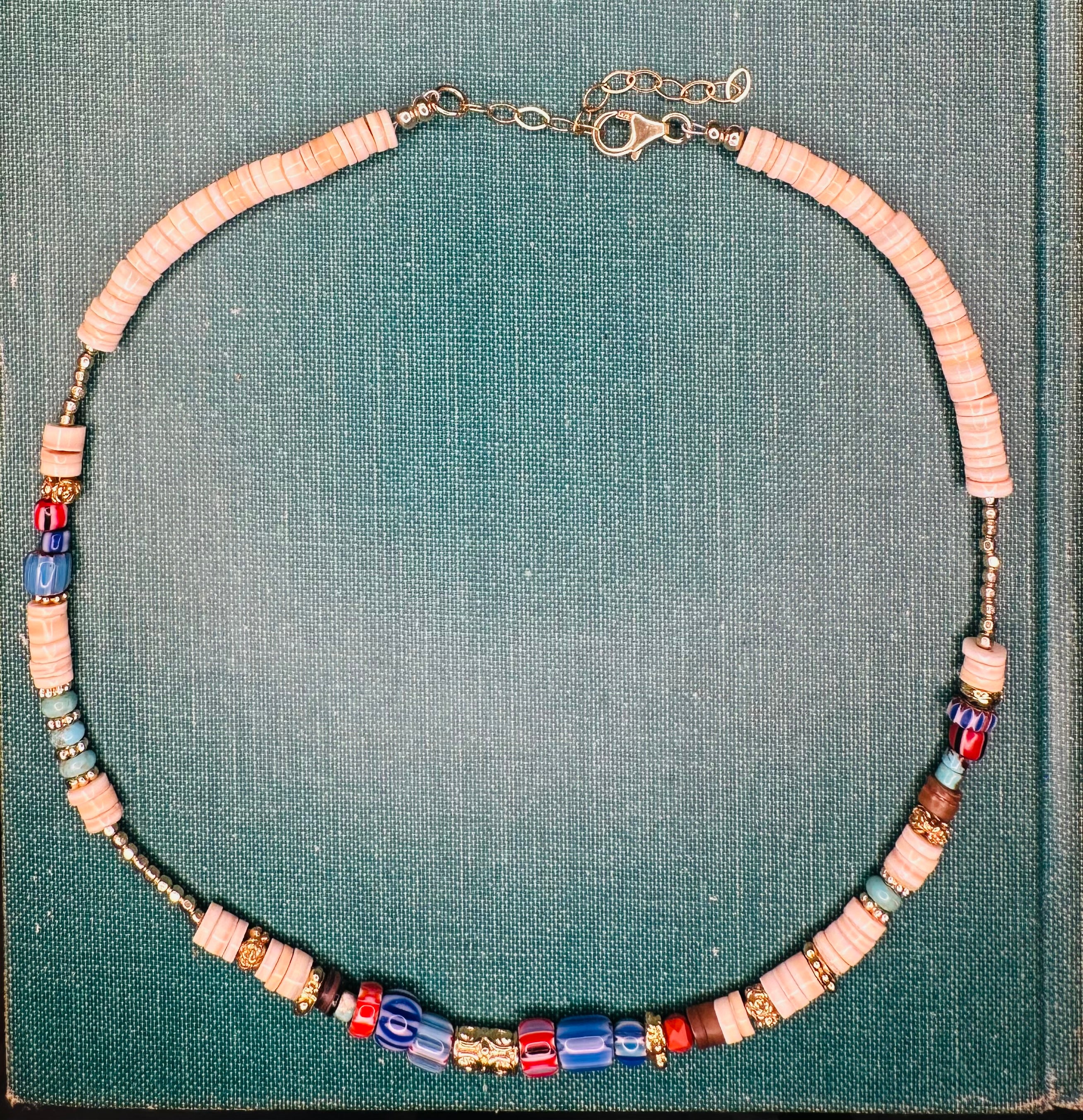 Hannah Ivory Shell and Trade Bead Necklace
