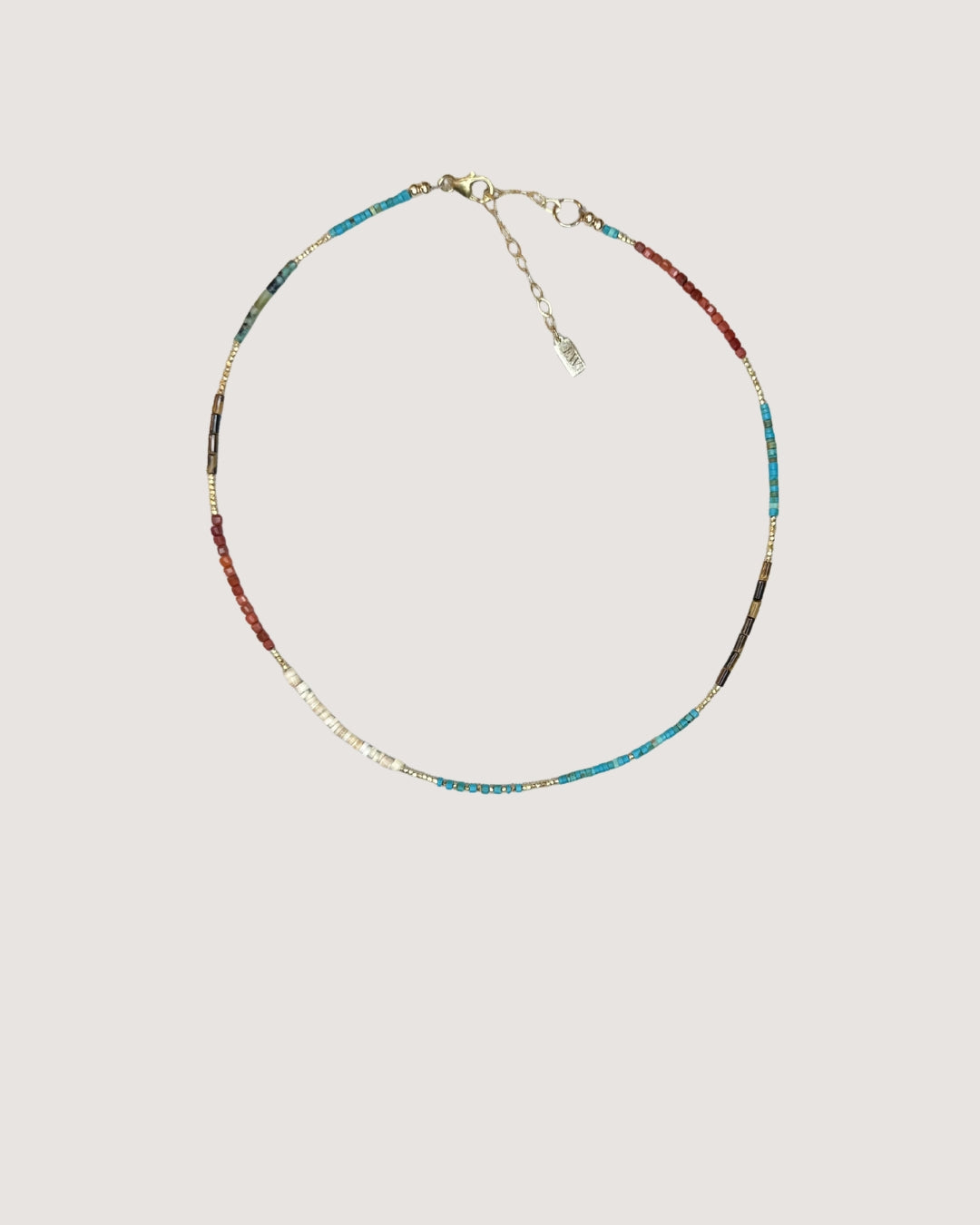 Nat Turquoise & Jasper Necklace